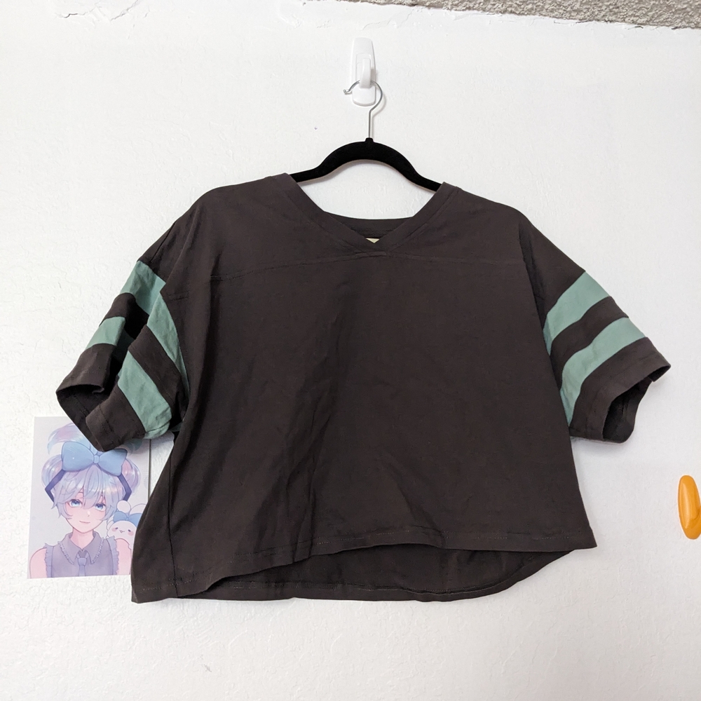 Cropped Football Jereey